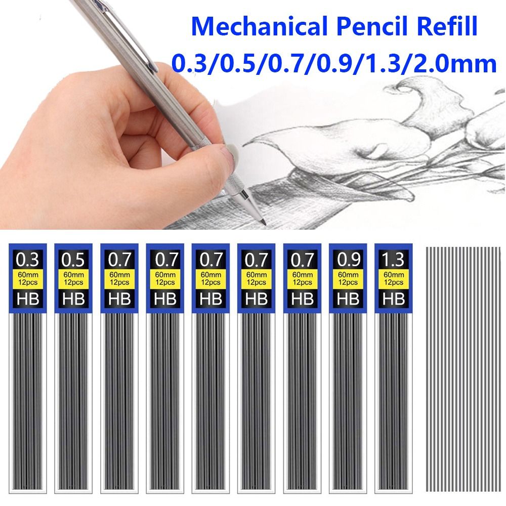 Mechanical Pencil 0.3 - 6 cajas de minas de repuesto