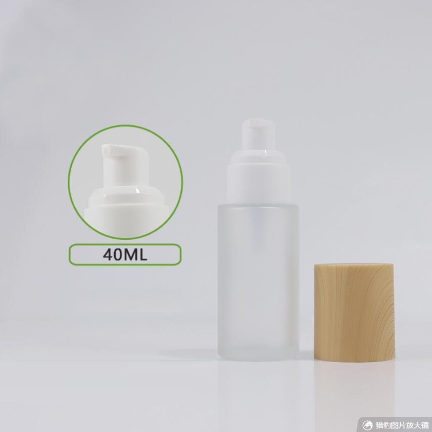 Gel Refill Pack - Botella de vidrio esmerilado/verde/azul de 40