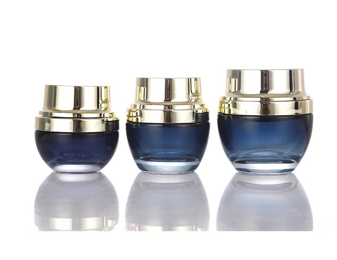 Tarro de vidrio azul oscuro de - Gel Refill Pack reseña y precio
