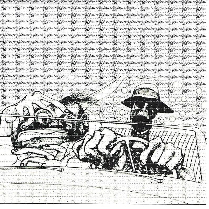 Hunter In Vegas-pintura psicod - Ink Blotter Paper reseña y precio