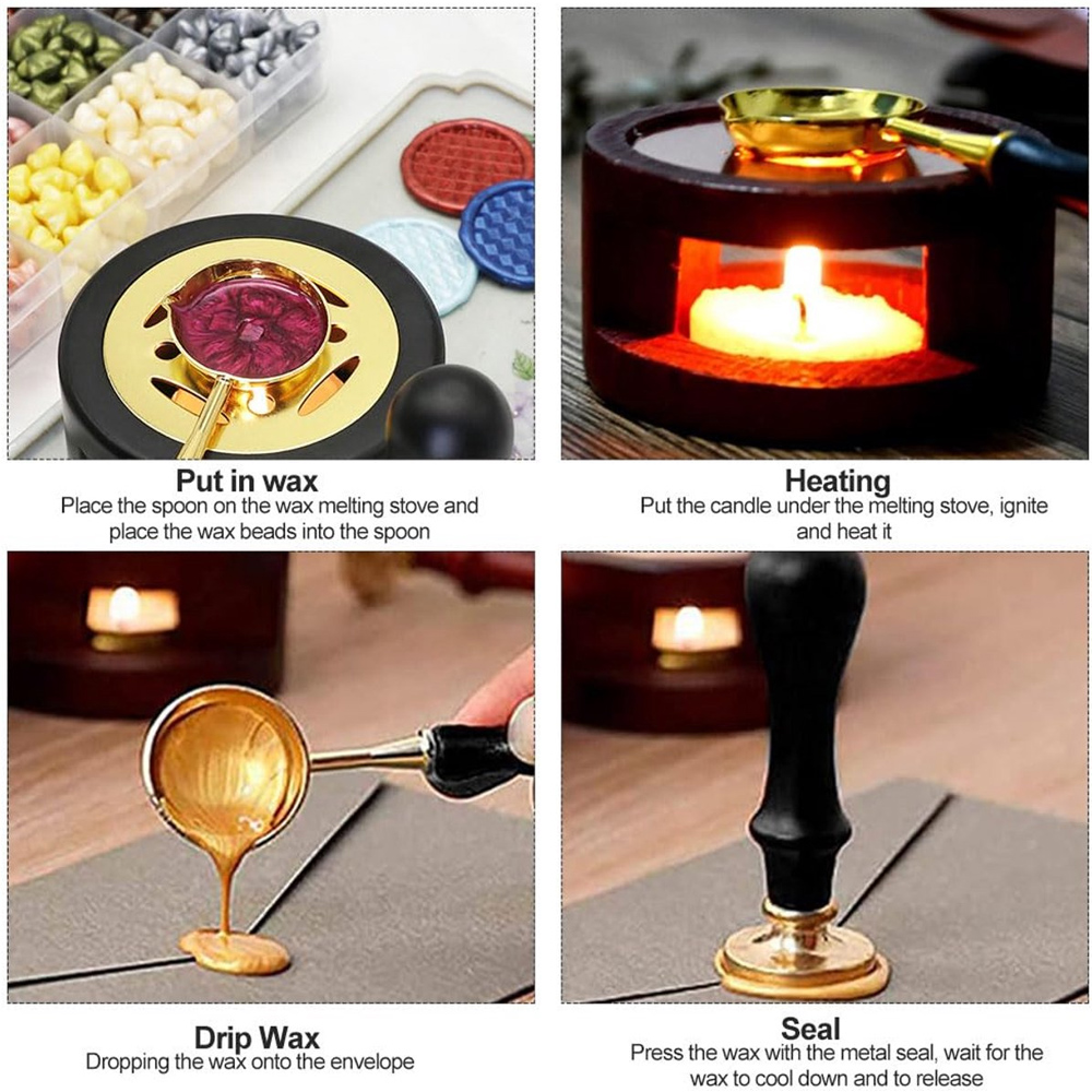 Kit de Sello de Cera Personali - Wax Seal Stamp Set reseña y precio