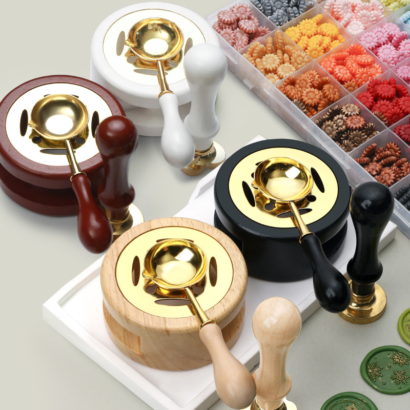 Juego de 3 sellos de cera, hor - Wax Seal Stamp Set reseña y precio