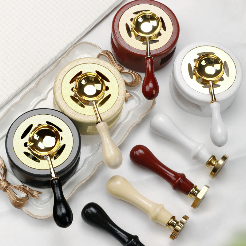 Juego de 3 sellos de cera, hor - Wax Seal Stamp Set reseña y precio