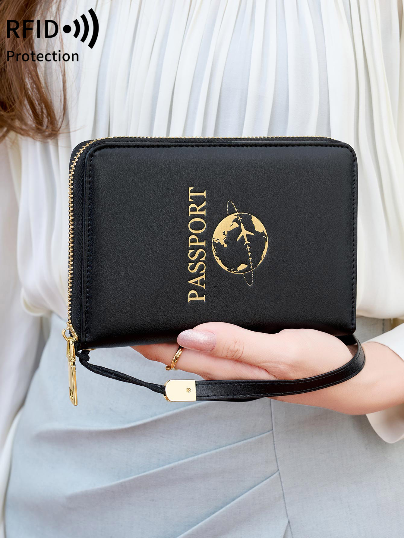Porta Pasaportes con Protecció - Index Card Holder reseña y precio