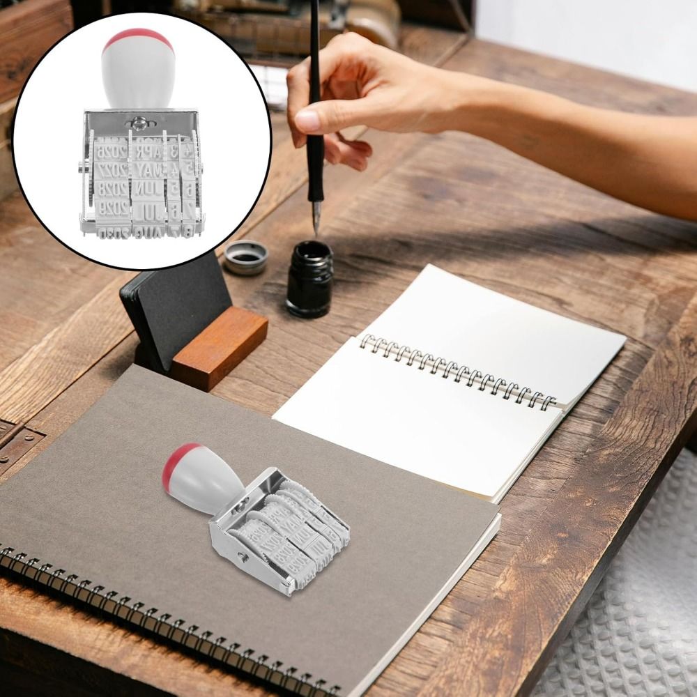 Práctico Sello Digital Girator - Rubber Date Stamp reseña y precio